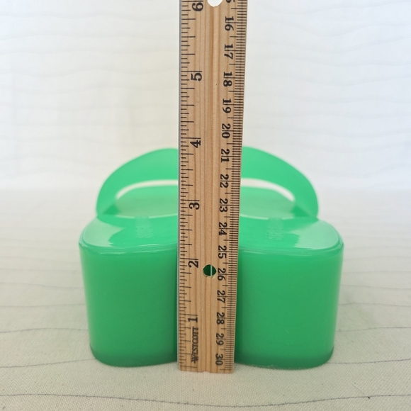 Steve Madden Womens Harlin Green Chunky Block Heel Y2K Jelly Sandals Shoes Sz 7 - Picture 6 of 12